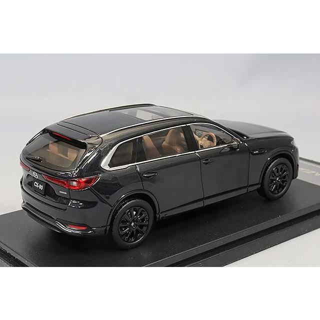 ハイストーリー 1/43 マツダ CX-80 2024 ジェットブラックマイカ