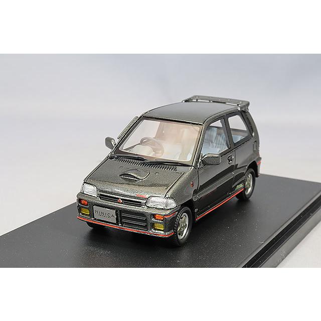 ハイストーリー 1/43 三菱 ミニカ ダンガン ZZ 1990 シャトーシルバー