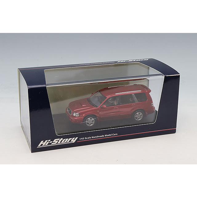ハイストーリー 1/43 スバル フォレスター XT 2002 コアレッド