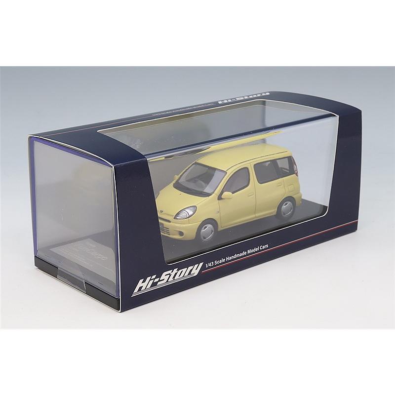 ハイストーリー 1/43 トヨタ ファンカーゴ X (1999) イエローマイカ