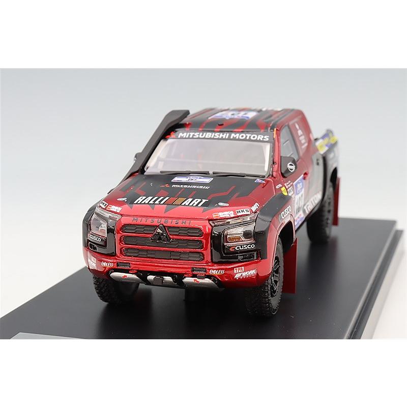 ハイストーリー 1/43 三菱 トライトン ショートボディ 2024 アジアクロスカントリー ラリー #107 田口勝彦/保井隆宏 | 