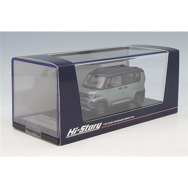 ハイストーリー 1/43 三菱 デリカ ミニ 2025 アッシュグリーンメタリック×ブラックマイカ |  | 03