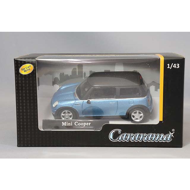 カララマ 1/43 ニューミニ メタリックブルー ルーフブラック : キッド