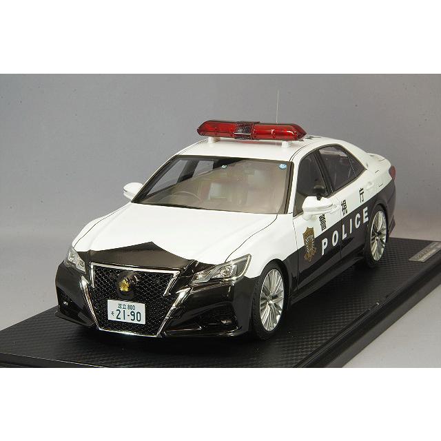 ☆ イグニッションモデル 1/18 トヨタ クラウン (GRS214) 警視庁高速道路交通警察隊車両 17号