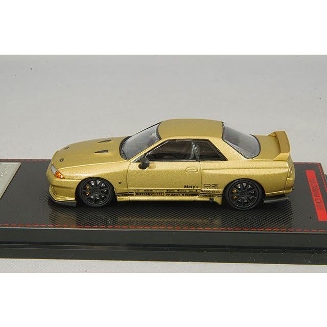 ミニカー/完成品 イグニッションモデル 1/64 トップシークレット GT-R VR32 マットゴールド｜kidbox｜02