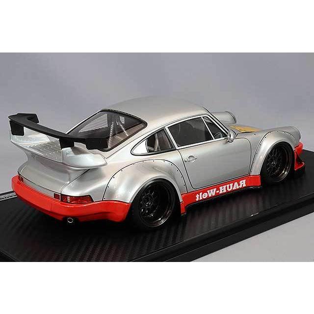 ミニカー/完成品 数量限定セール イグニッションモデル 1/18 RWB 930 シルバー/レッド / WORKマイスターM1タイプ 18 ...