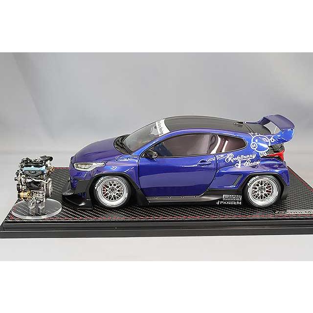 イグニッションモデル 1/18 パンデム GR ヤリス (4BA) ブルー