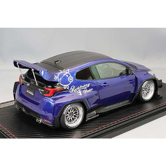 イグニッションモデル 1/18 パンデム GR ヤリス (4BA) ブルー