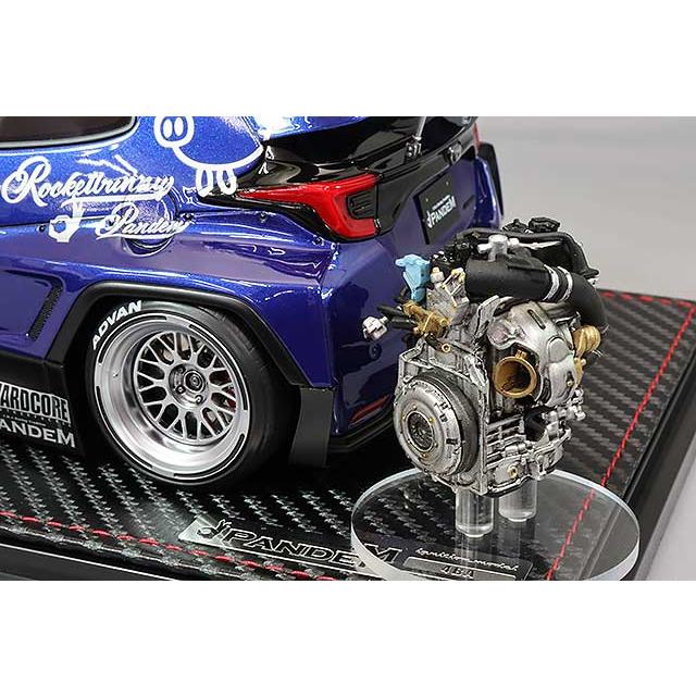 イグニッションモデル 1/18 パンデム GR ヤリス (4BA) ブルー