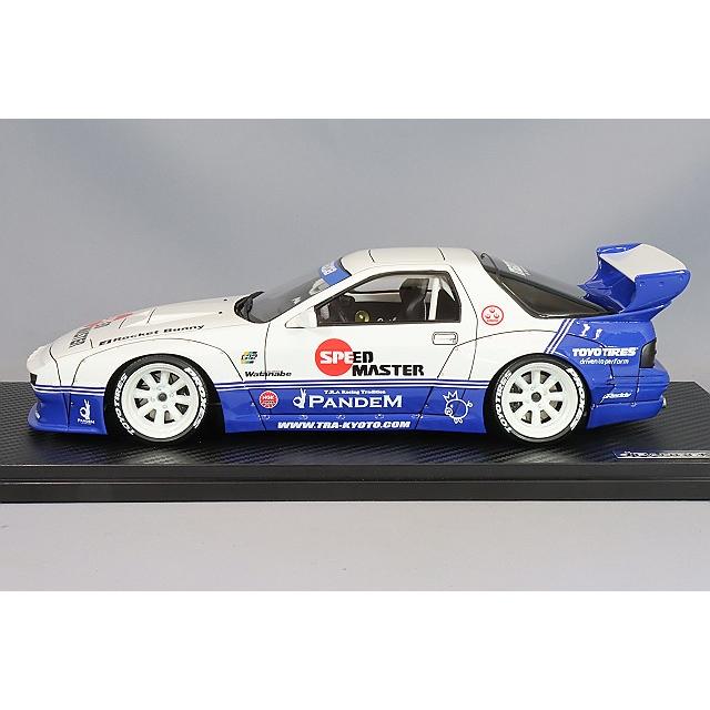 イグニッションモデル 1/18 パンデム RX-7 (FC3S) ホワイト/ブルー/RSワタナベ8スポーク17インチ(ホワイト) |  | 01