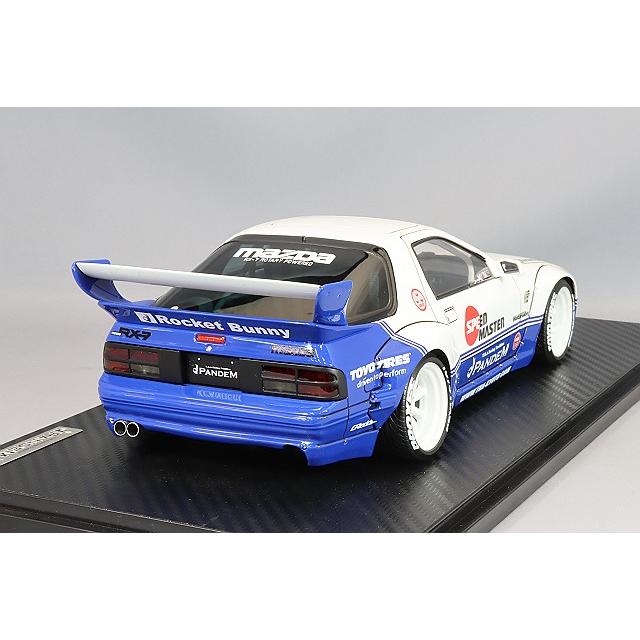 イグニッションモデル 1/18 パンデム RX-7 (FC3S) ホワイト/ブルー/RSワタナベ8スポーク17インチ(ホワイト) |  | 02