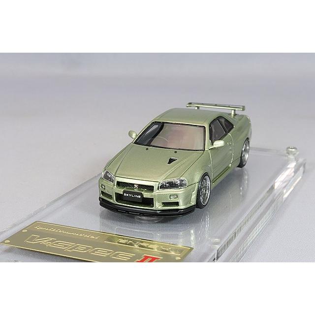 イグニッションモデル1/64　SKYLINE　R34 GT-R V−SpecⅡ イグニッションモデル 1/64 日産 スカイライン GT-R V-specII (R34
