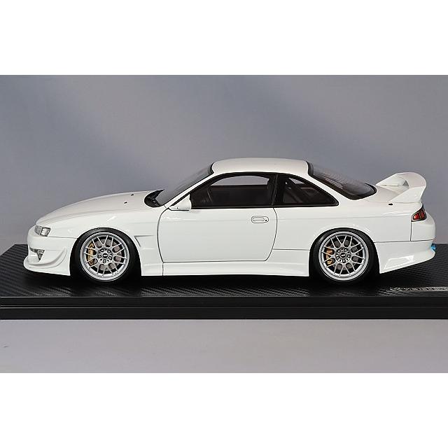 イグニッションモデル 1/18 VERTEX S14 シルビア ホワイト/BBS イグニッションモデル 1/18 VERTEX S14 シルビア ホワイト/BBS