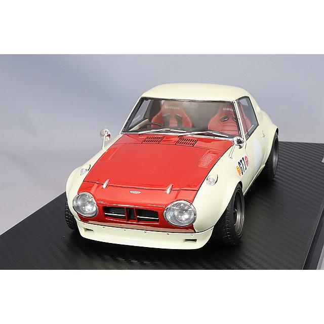 イグニッションモデル 1/18トヨタ スポーツ 800 Hachi レッド IG3091 1/18 Toyota Sports 800 NOB Hachi Ver Red | LINE UP