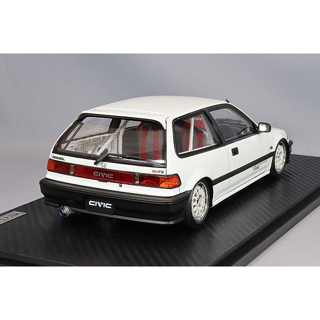 イグニッションモデル 1/18 ホンダ シビック (EF9) SiR ホワイト イグニッションモデル 1/18 ホンダ シビック (EF9) SiR ホワイト