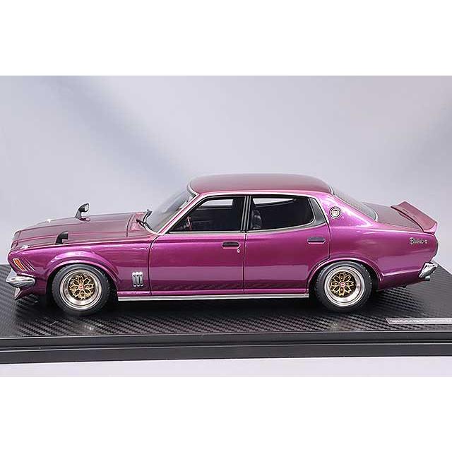 イグニッションモデル 1/18 日産 ブルーバード U 2000GTX (G610) パープルメタリック｜kidbox｜02