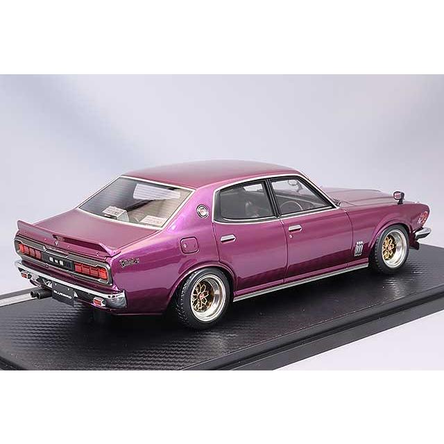 イグニッションモデル 1/18 日産 ブルーバード U 2000GTX (G610) パープルメタリック｜kidbox｜03