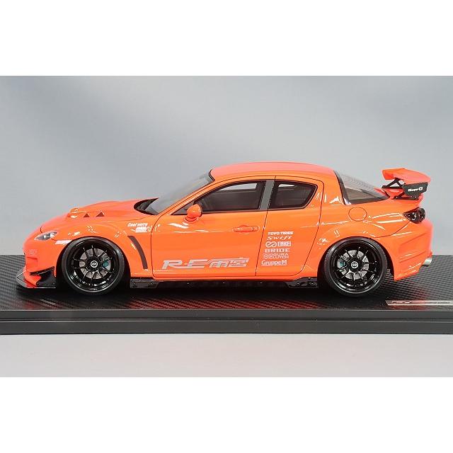 イグニッションモデル　1/18 rx-8 re雨宮 イグニッションモデル 1/18 マツダ RX-8 SE3P RE雨宮 ホワイト 完成品