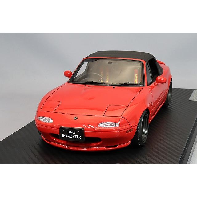 イグニッションモデル 1/18 ユーノス ロードスター (NA) レッド イグニッションモデル 1/18 ユーノス ロードスター (NA) レッド