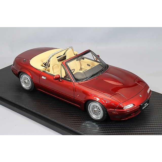 ☆＊ イグニッションモデル 1/18 ユーノス ロードスター (NA) バーガンディ NA