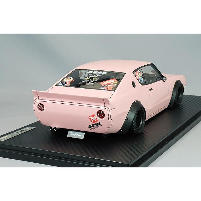 イグニッションモデル LBWK ケンメリ スカイライン ‼️ イグニッションモデル 1/18 LB-WORKS ケンメリ 2Dr ピンク : キッド