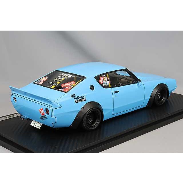 イグニッションモデル 1/18 LB-WORKS ケンメリ 2Dr ライトブルー｜kidbox｜03