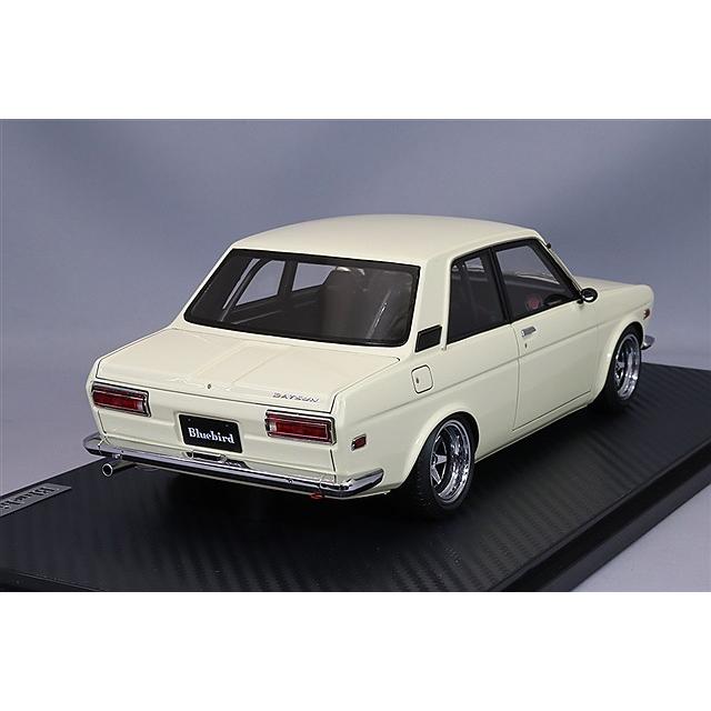イグニッションモデル 1/18 ダットサン ブルーバード (510) ホワイト