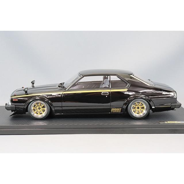 イグニッションモデル 1/18 日産 スカイライン 2000 Turbo GT-ES (C211) ブラック/RSワタナベ15インチ(ポリッシュ/ゴールド) |  | 01