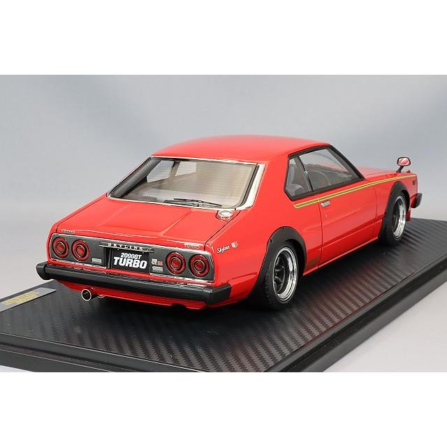 イグニッションモデル 1/18 日産 スカイライン 2000 Turbo GT-ES (C211) レッド/RSワタナベ15インチ(ポリッシュ/ガンメタ) |  | 02