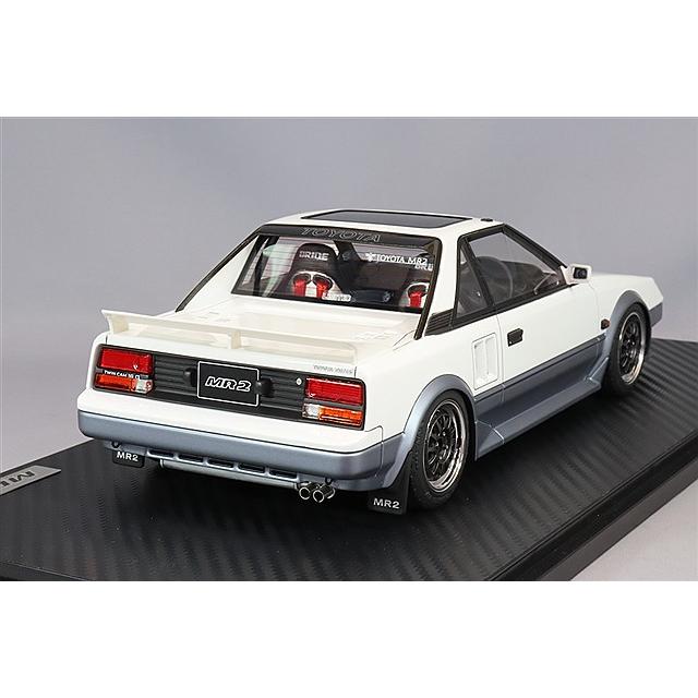 イグニッションモデル 1/18 トヨタ MR2 (AW11) ホワイト/シルバー/Weds