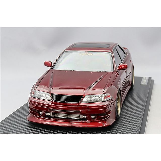 イグニッションモデル 1/18 VERTEX JZX100 マークII レッドメタリック