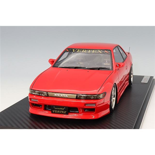 イグニッションモデル 1/18 VERTEX S13 シルビア レッド/CE28Nタイプ