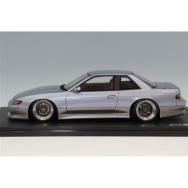イグニッションモデル 1/18 VERTEX S13 シルビア ブルー シルバー