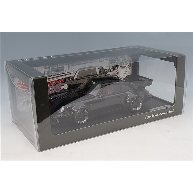 イグニッションモデル 1/18 ブラックバード 964 ブラック/BBS LMタイプ