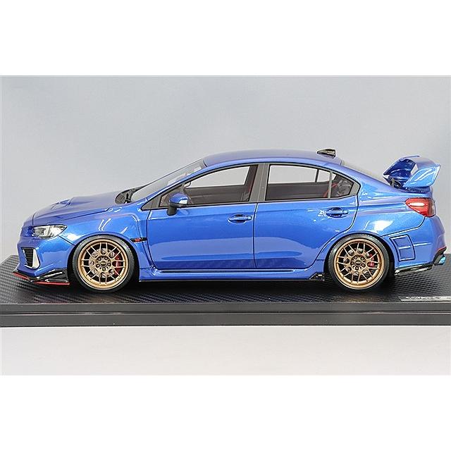 イグニッションモデル 1/18 スバル WRX (CBA-VAB) STI ブルー