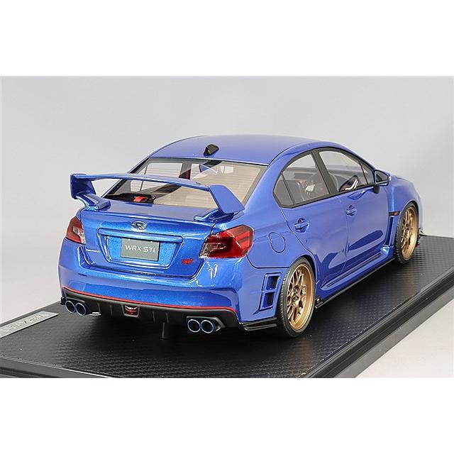 イグニッションモデル 1/18 スバル WRX (CBA-VAB) STI ブルー