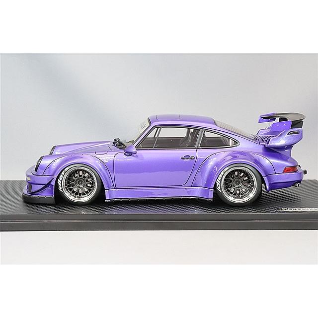 イグニッションモデル 1/18 RWB 930 パープル/WORK M1タイプ18インチ(ポリッシュ/ガンメタリック) : ig3619 ...