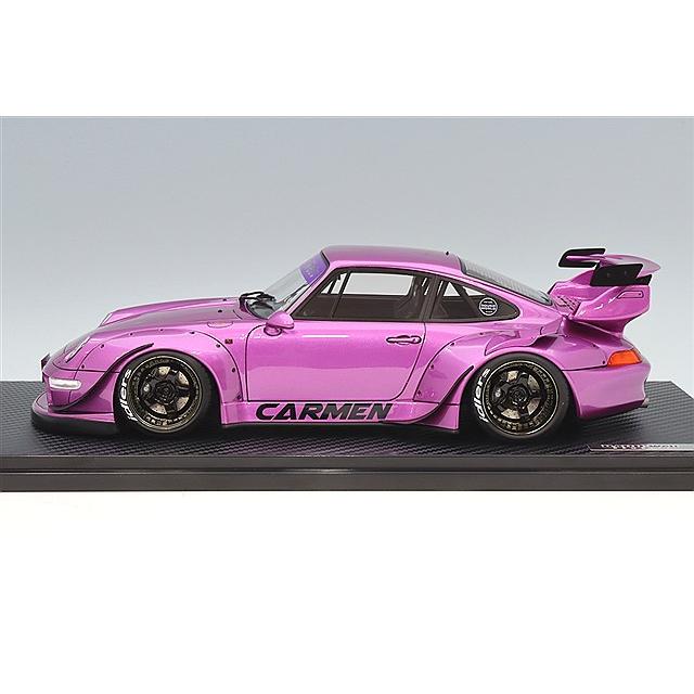 イグニッションモデル 1/18 RWB 993 パープルメタリック/WORKマイ