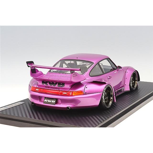 イグニッションモデル 1/18 RWB 993 パープルメタリック/WORKマイ
