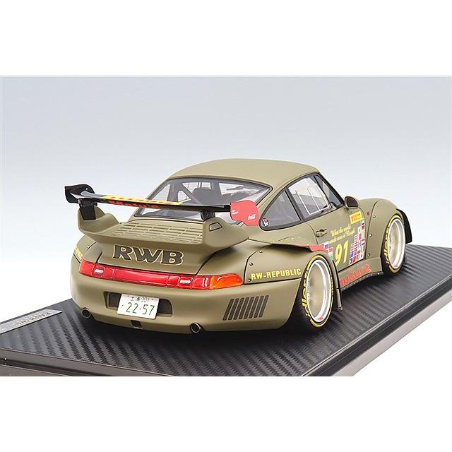 イグニッションモデル 1/18 RWB 993 カーキ/WORKマイスターM1タイプ18インチ(ポリッシュブロンズ/ゴールド) : キッド ...