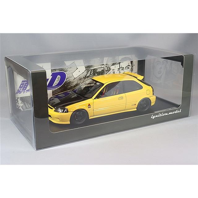 イグニッションモデル 1/18 ホンダ シビック (EK9) タイプR イエロー