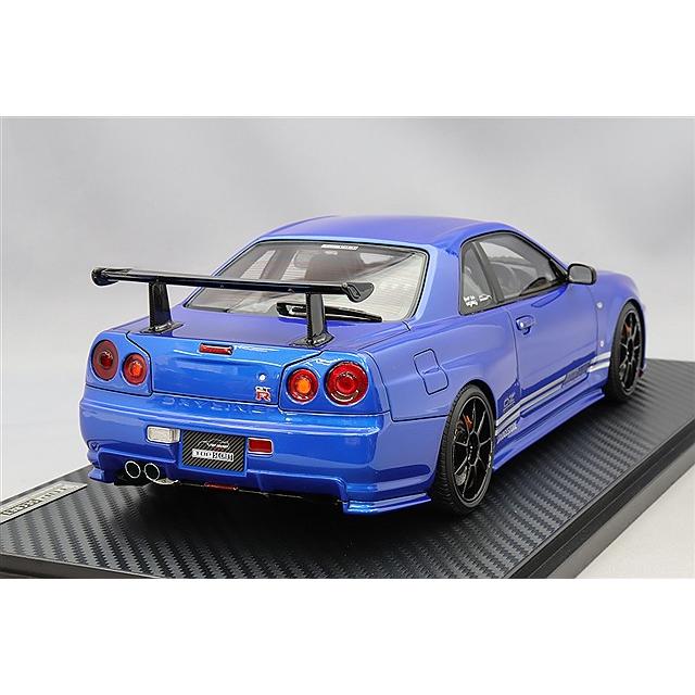 イグニッションモデル 1/18 トップシークレット 34GT-R (BNR34) ブルー