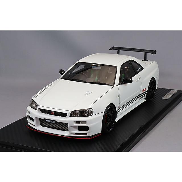 イグニッションモデル 1/18 TOPSECRET BNR34GT-R イグニッションモデル 1/18 TOP SECRET 34GT-R (BNR34) ホワイト