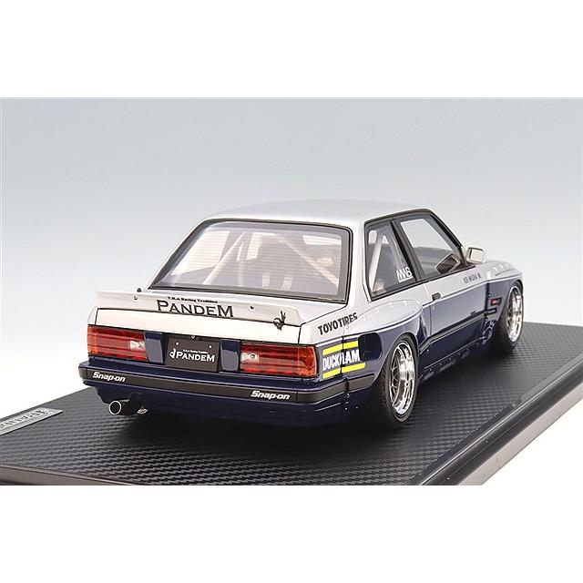 1/18イグニッションモデル　パンデムシビックワタナベ深リムカスタム イグニッションモデル 1/18 パンデム 30 シルバー/ブルー/パンデム