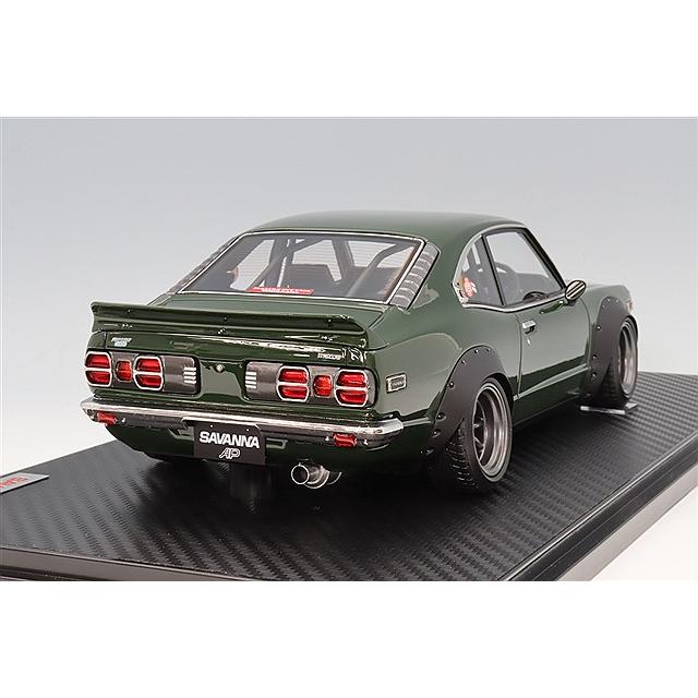 イグニッションモデル 1/18 マツダ サバンナ (S124A) セミワークス グリーン/ワタナベエイトスポーク14インチ(ガンメタリック) |  | 02