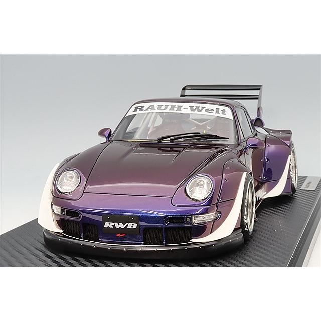 イグニッションモデル 1/18 RWB 993 パープルメタリック/WORKマイ