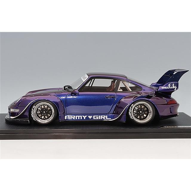 イグニッションモデル 1/18 RWB 993 パープルメタリック/WORKマイ