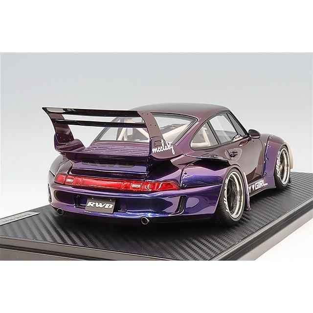 イグニッションモデル 1/18 RWB 993 パープルメタリック/WORKマイ