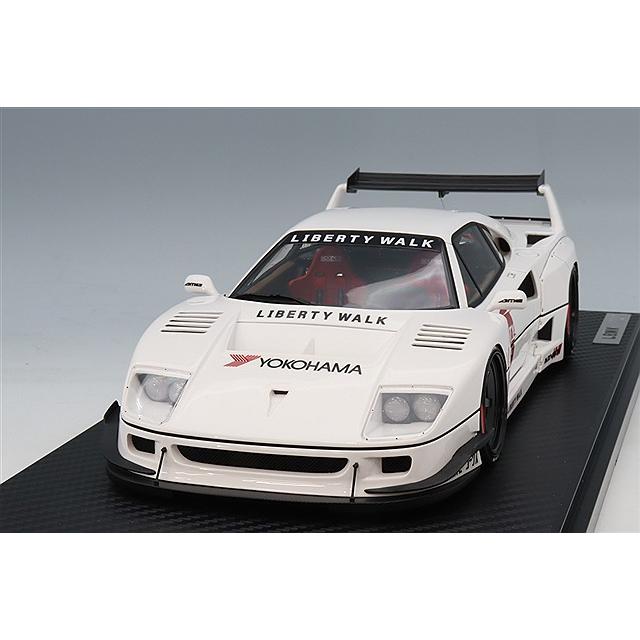 イグニッションモデル 1/18 LB-WORKS 40 ホワイト/LB-worksオリジナル6