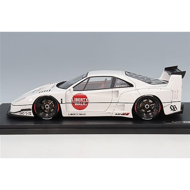 イグニッションモデル 1/18 LB-WORKS 40 ホワイト/LB-worksオリジナル6